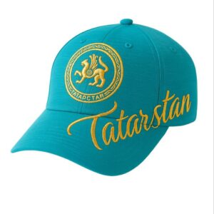 Бейсболка ALGA Tatarstan бирюзовая (зол.)