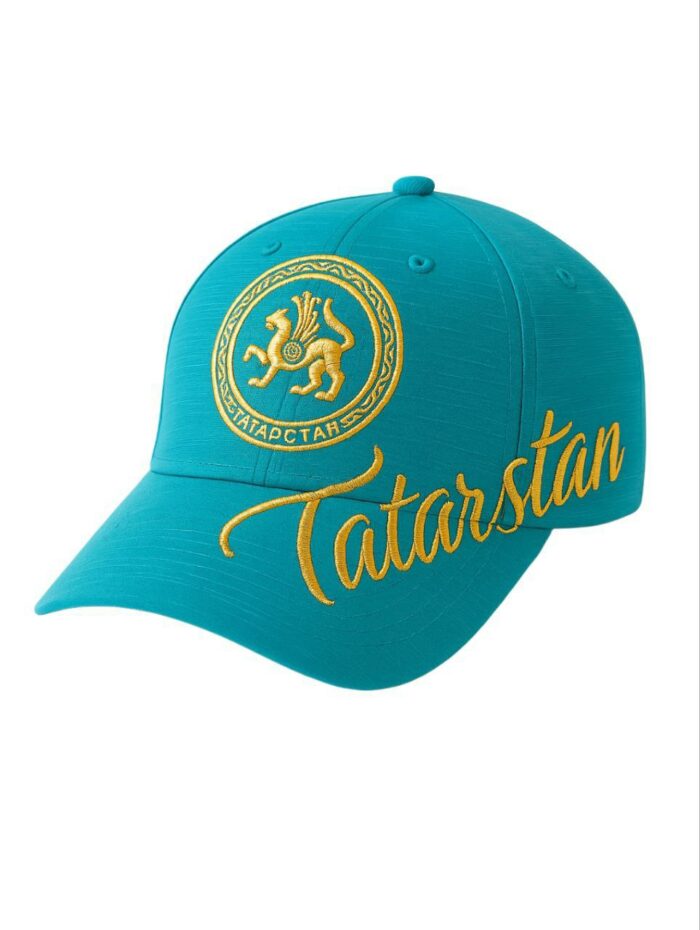 Бейсболка ALGA Tatarstan бирюзовая (зол.)