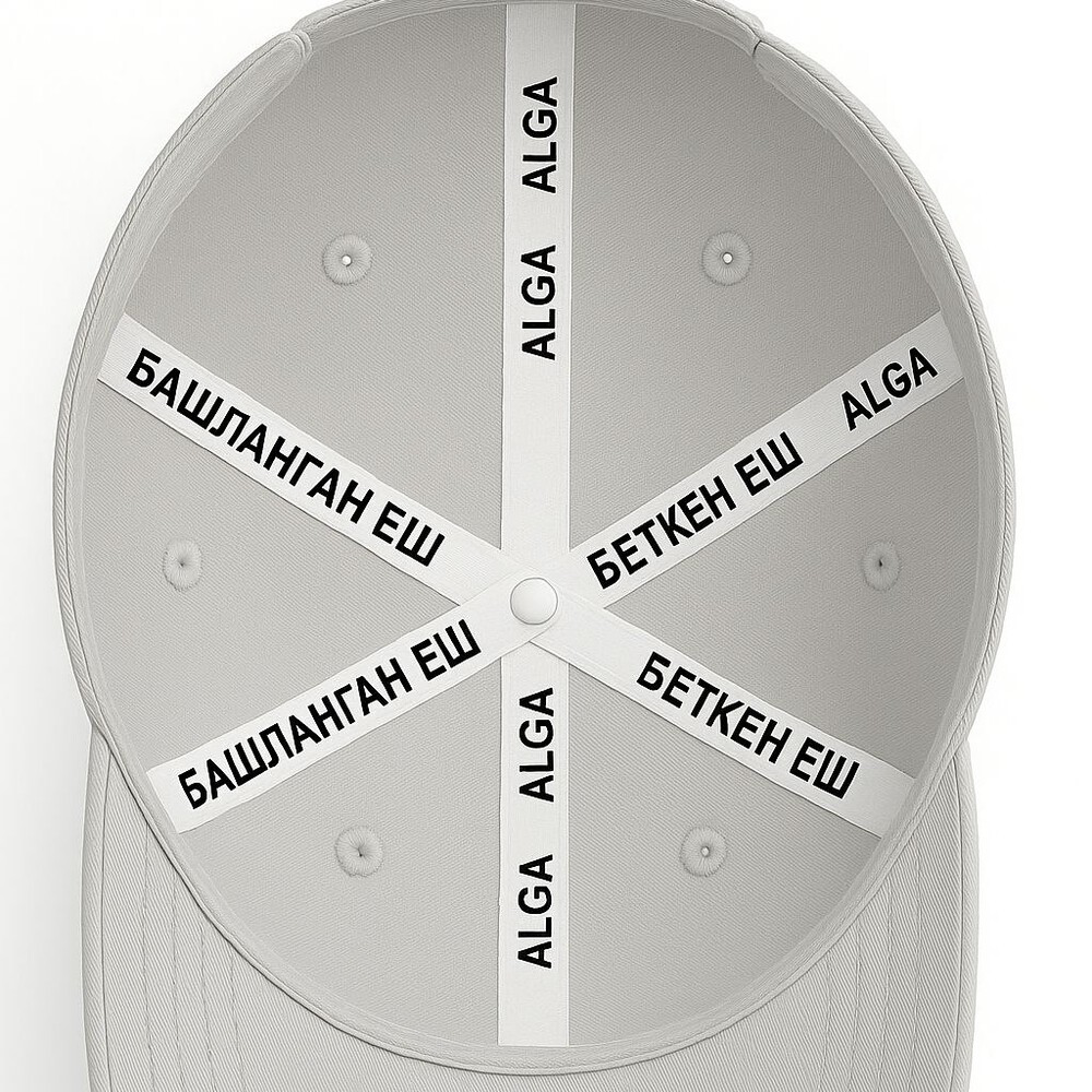 Бейсболка ALGA серая Tatarstan — изображение 2